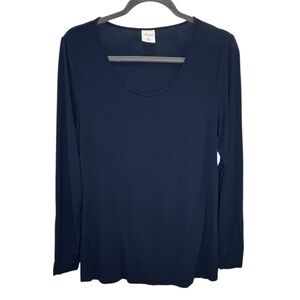 Soma Women's Navy Long Sleeve Night Tee Size XS